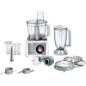 Bosch MultiTalent 8 MC812S814 Køkkenmaskine Børstet rustfrit stål/hvid